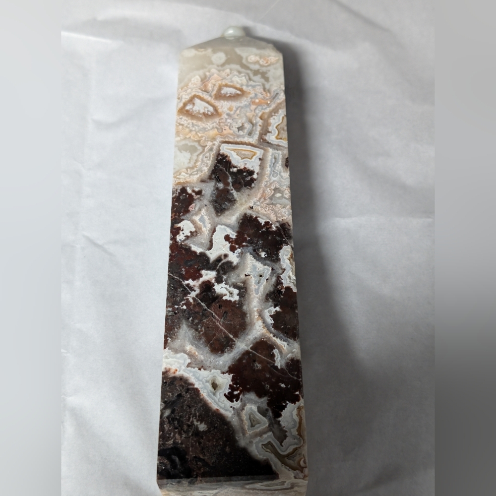 Mexican Lace Agate Tower